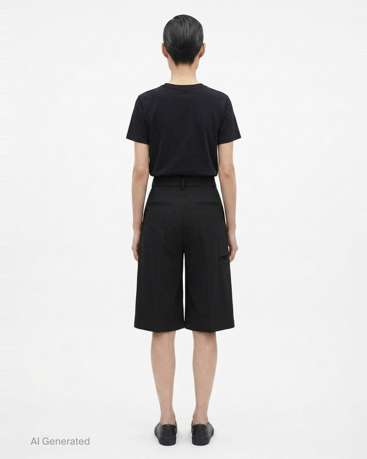 Work Twisted Wool Shorts | Rick Owens | Club21 - back
