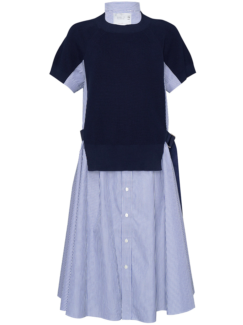 sacai-Cotton-Knit-Dress-Stripes-1