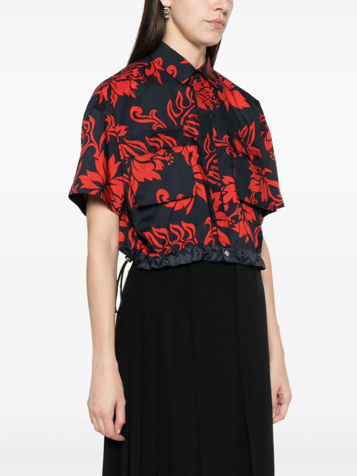 sacai-Floral-Print-Shirt-Red-3