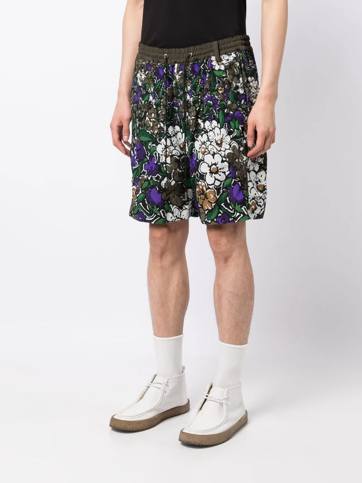 sacai-Floral-Print-Shorts-Purple-3