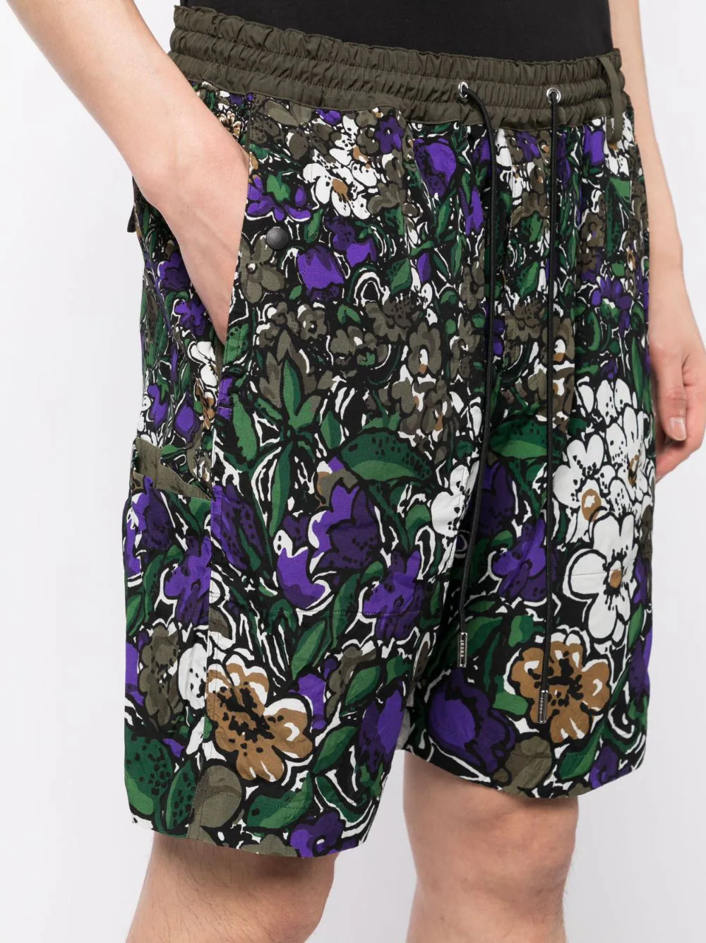 sacai-Floral-Print-Shorts-Purple-5