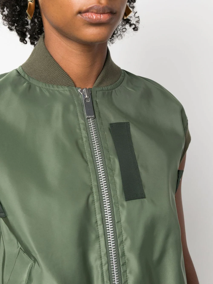 sacai-Nylon-Twill-Vest-Khaki-5