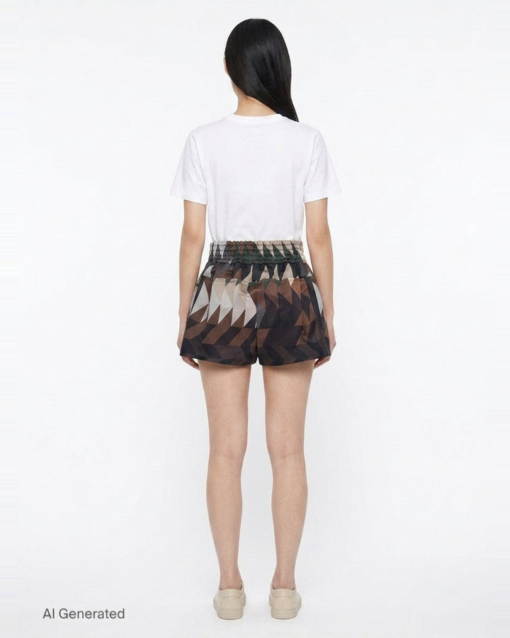 Being Camo Boxing Shorts | sacai | Club21 - back