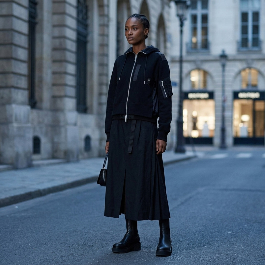 Belted Suiting Midi Skirt | sacai | Club21 - lifestyle