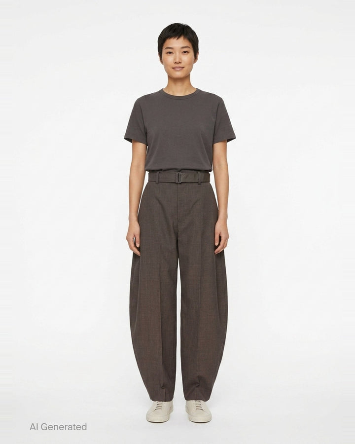 Belted Suiting Pants | sacai | Club21 - front