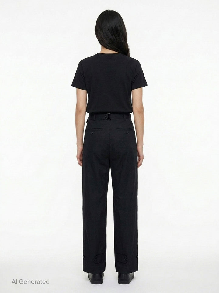 Belted Suiting Trousers | sacai | Club21 - back