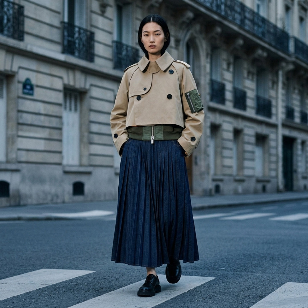 Cotton Gabardine Nylon Twill Blouson | sacai | Club21 - lifestyle