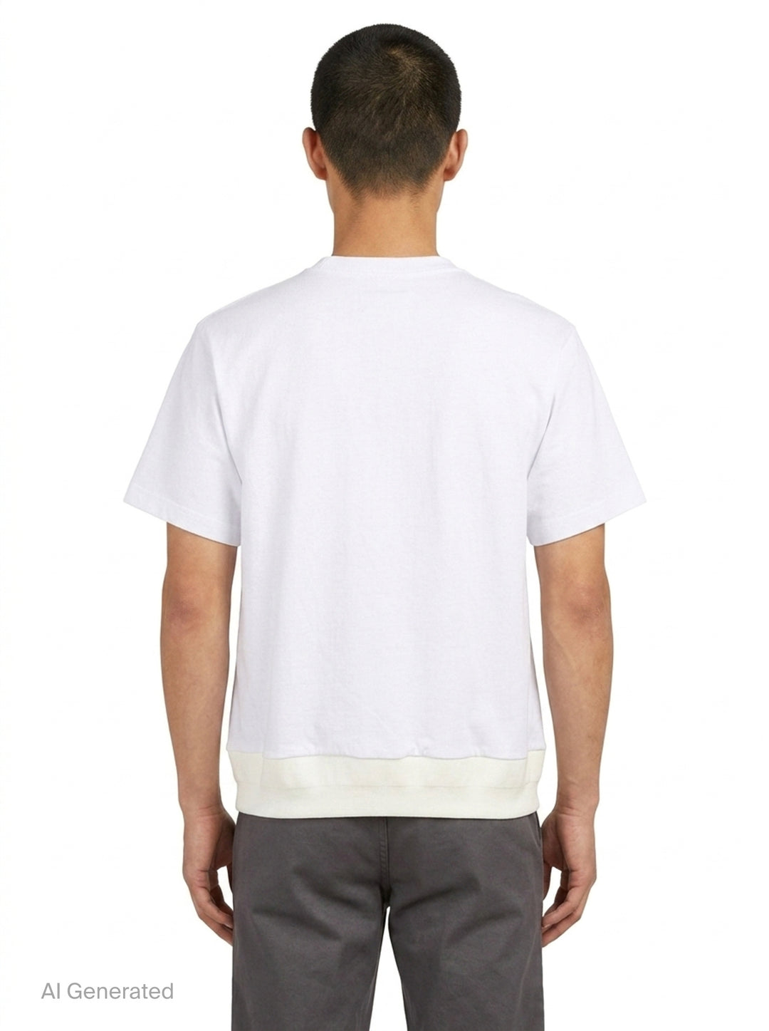 Cotton Jersey Short Sleeve Tee | sacai | Club21 - back