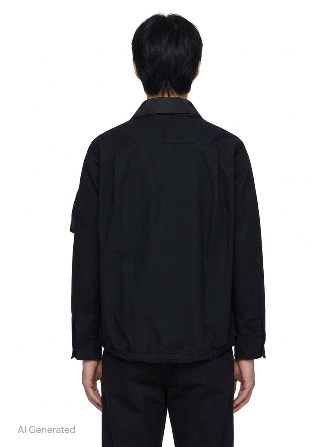 Cotton Nylon Oxford Blouson | sacai | Club21 - back