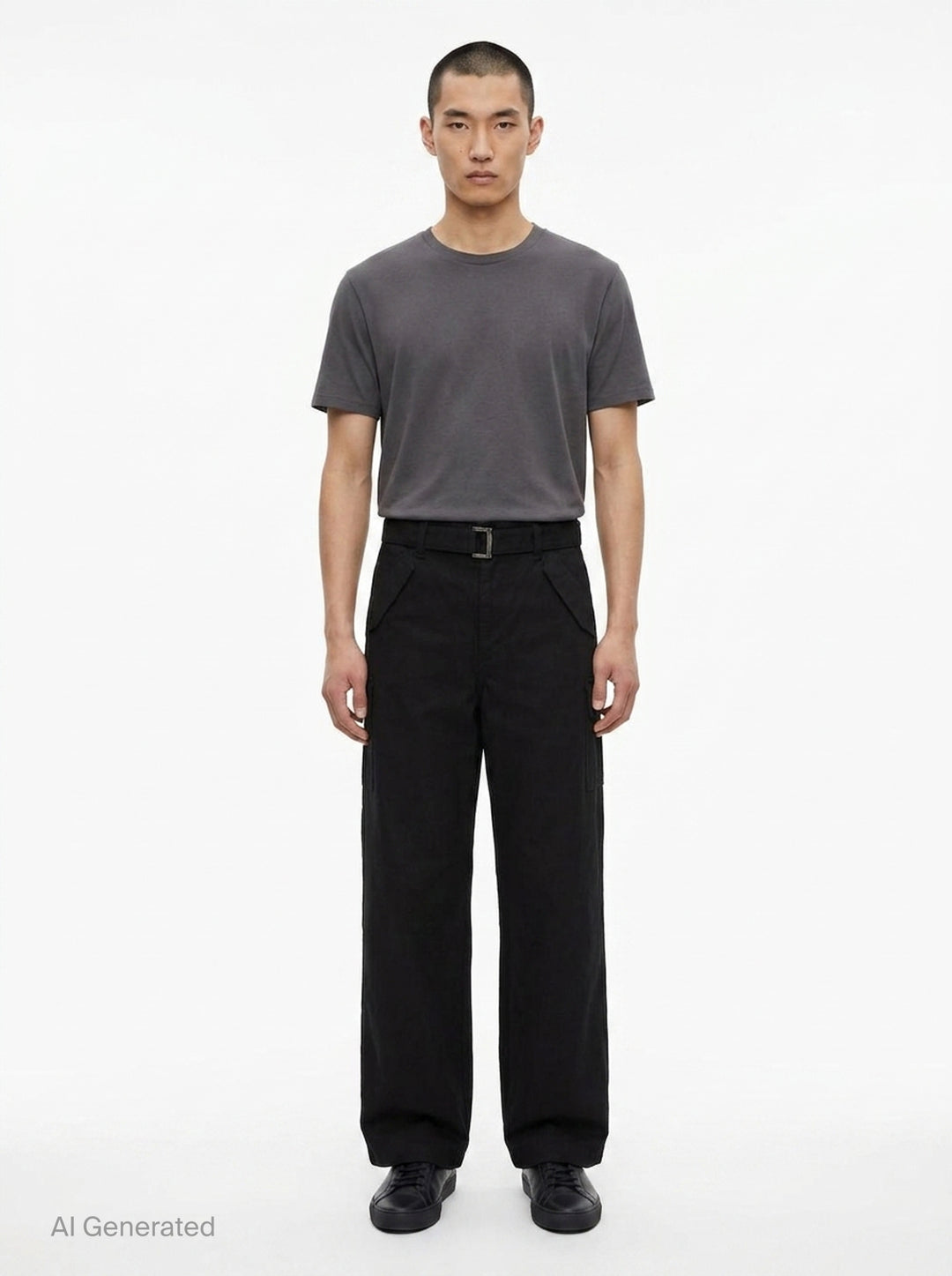 Cotton Nylon Oxford Pants | sacai | Club21 - front