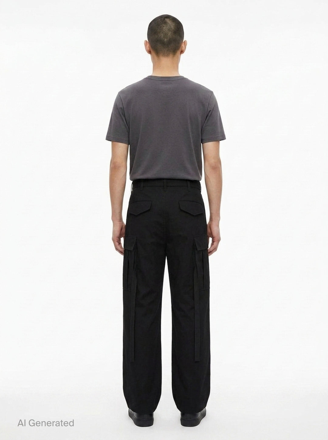 Cotton Nylon Oxford Pants | sacai | Club21 - back