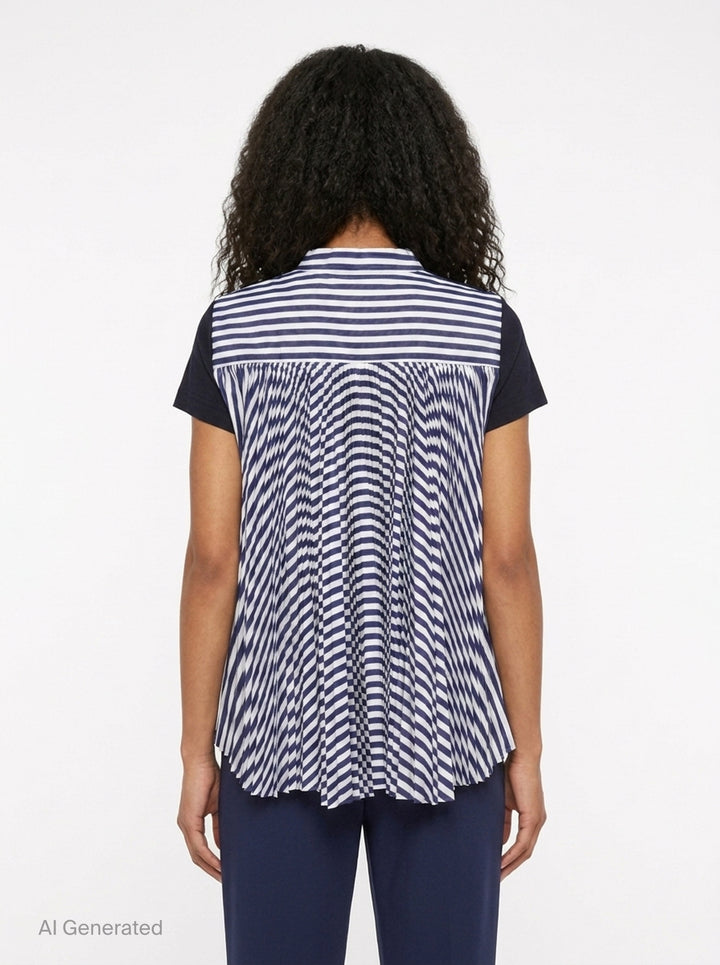 Cotton Poplin Jersey Tee | sacai | Club21 - back