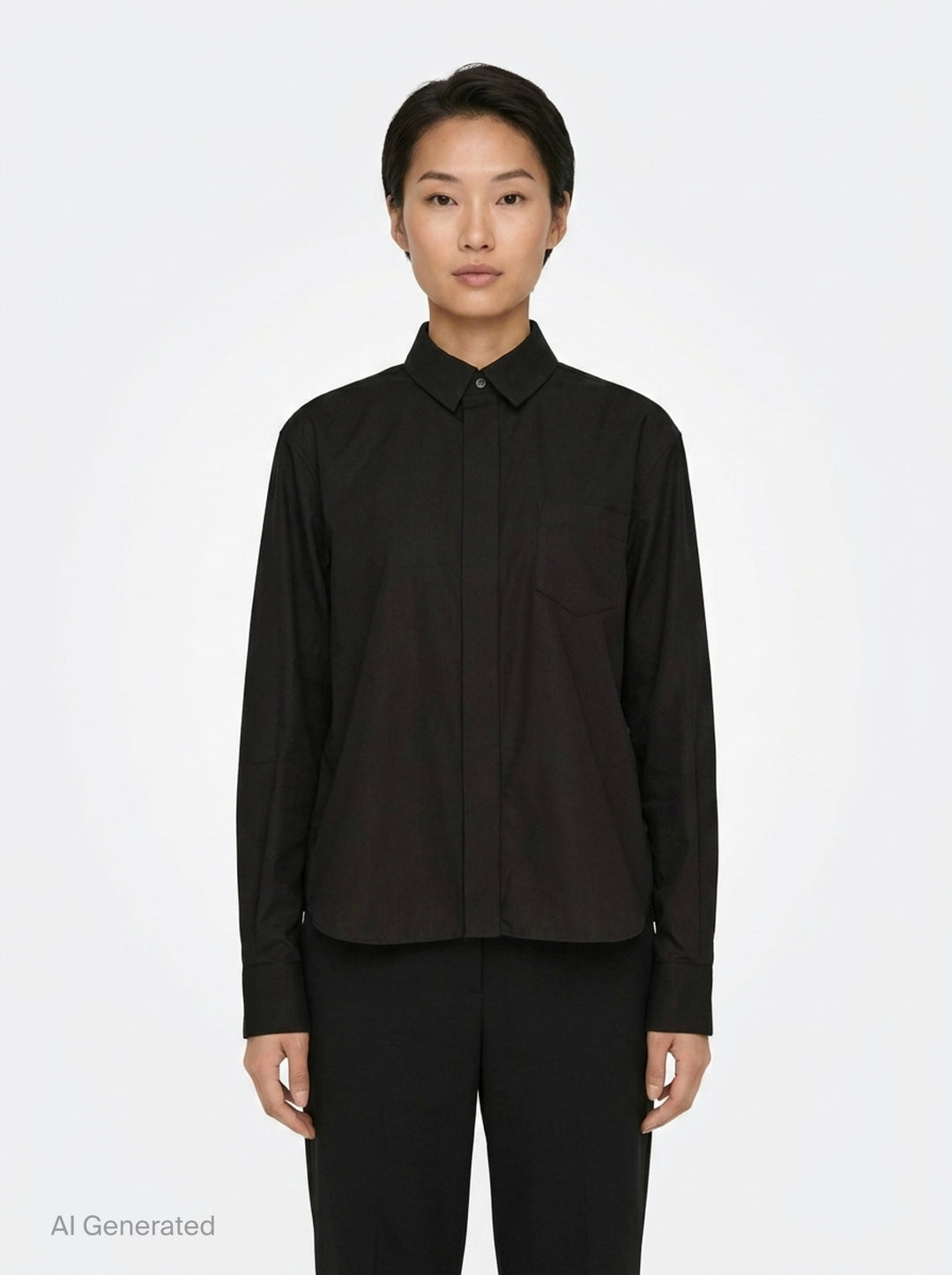 Cotton Poplin Shirt | sacai | Club21 - front