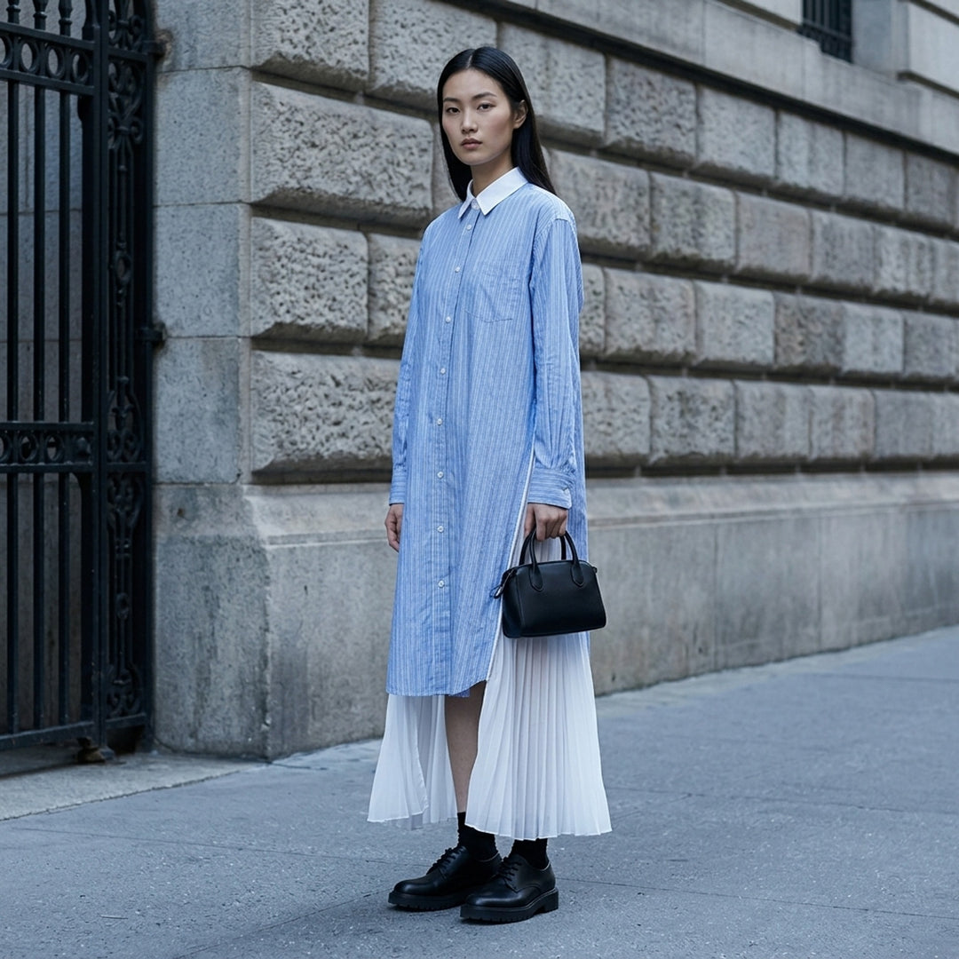 Cotton Poplin Shirt Dress | sacai