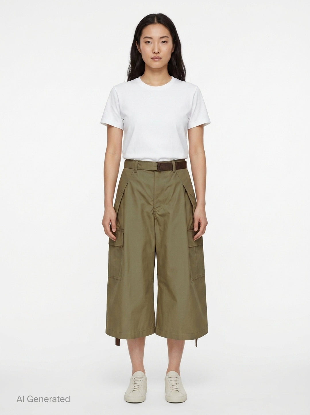 Cotton Weather Cargo Shorts | sacai | Club21 - front