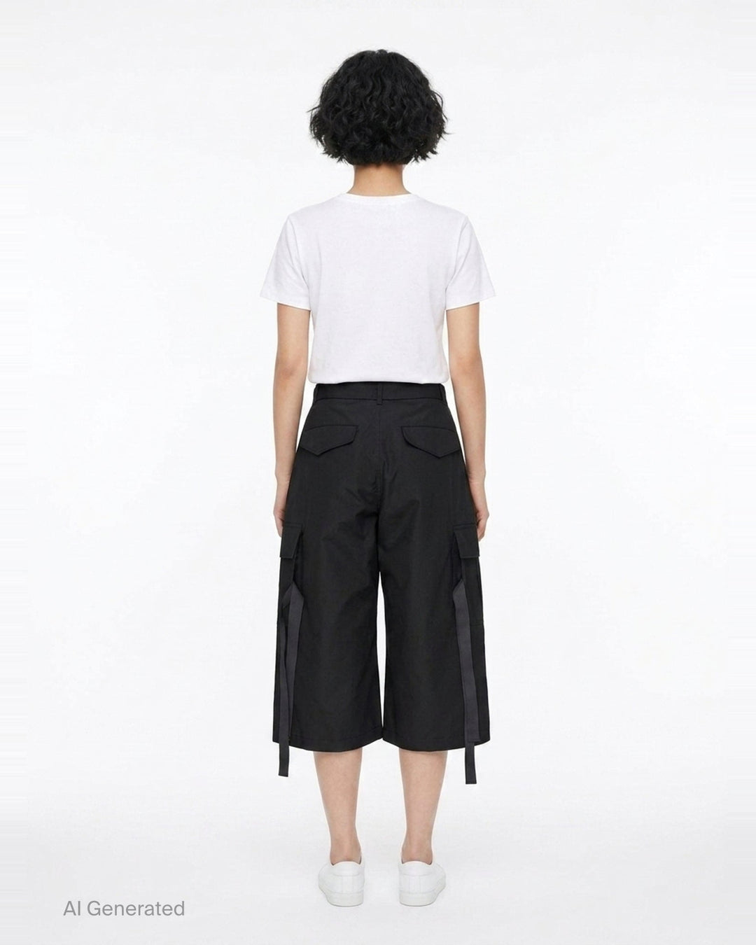 Cotton Weather Cargo Shorts | sacai | Club21 - back