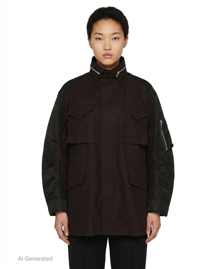 Cotton Weather Jacket | sacai | Club21 - front