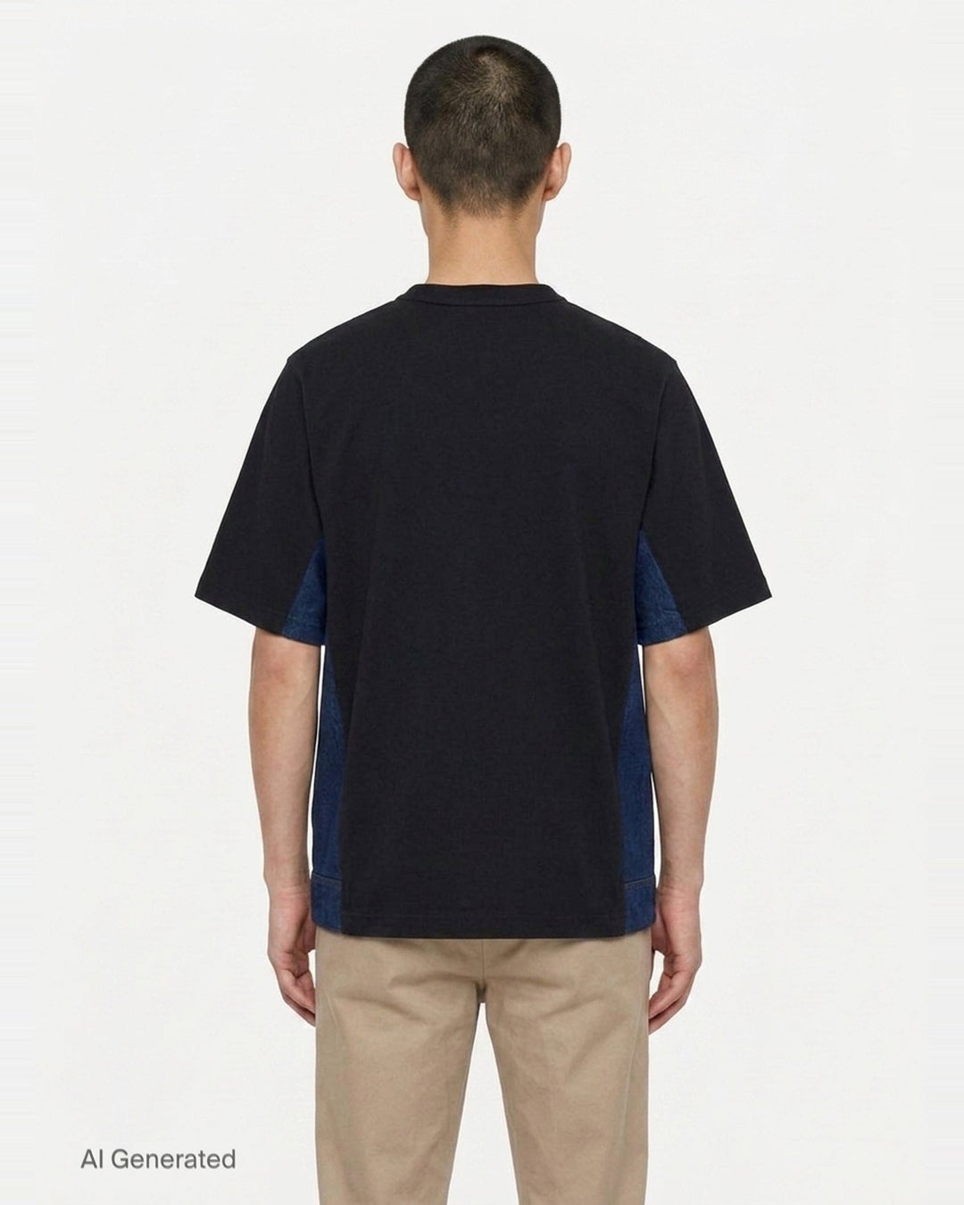 Denim x Cotton Jersey Tee | sacai | Club21 - back