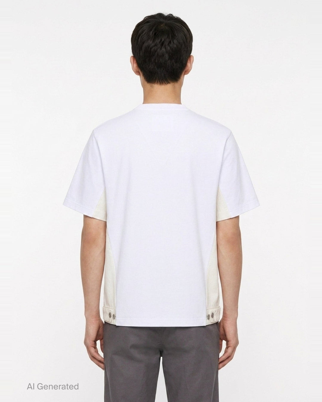 Denim x Cotton Jersey Tee | sacai | Club21 - back