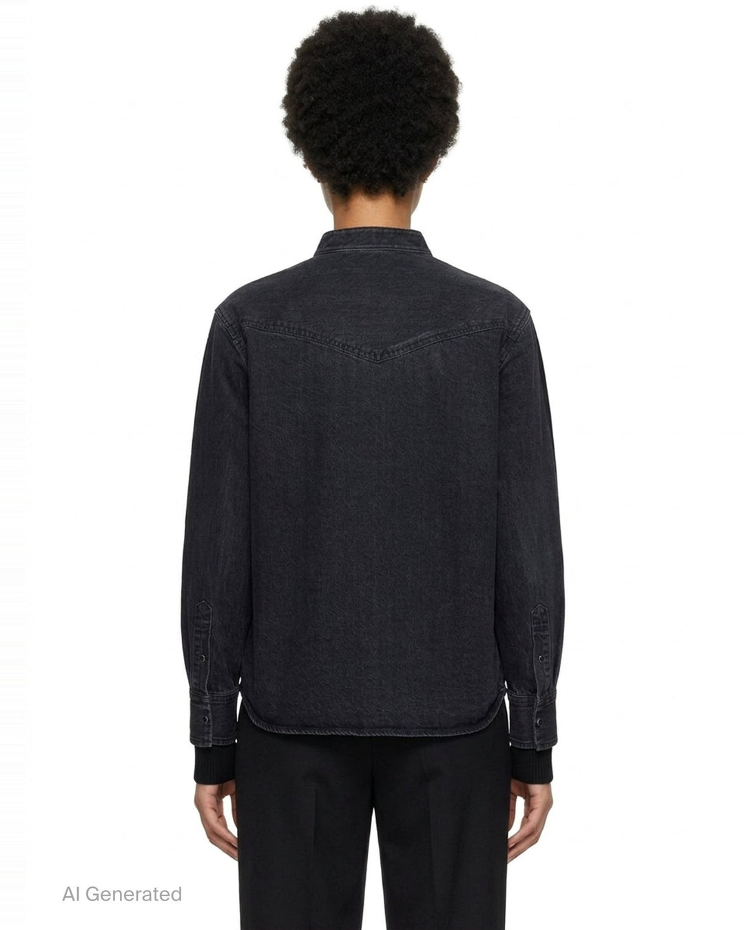 Denim x Knit Cardigan | sacai | Club21 - back