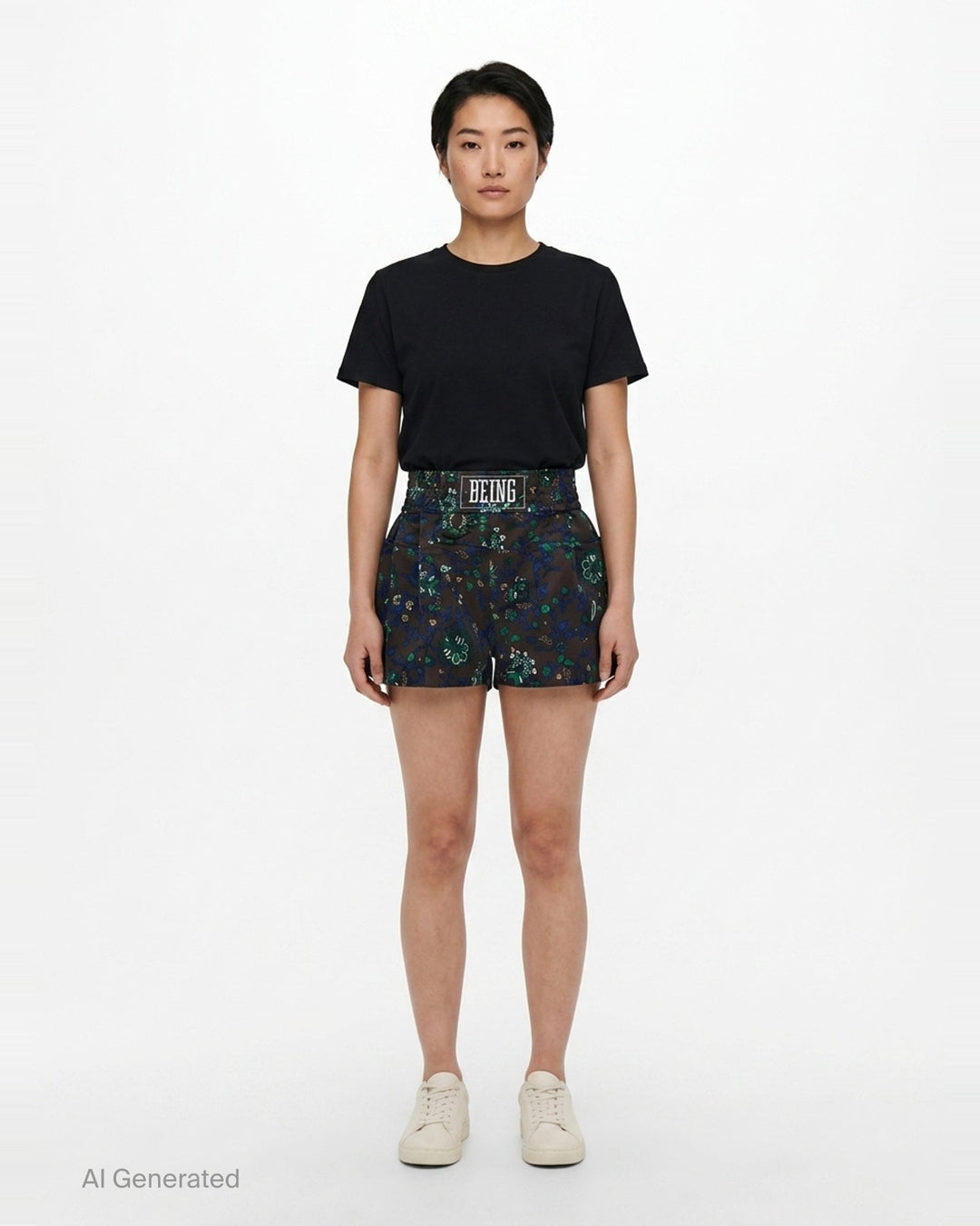 Floral Print Shorts | sacai | Club21 - front