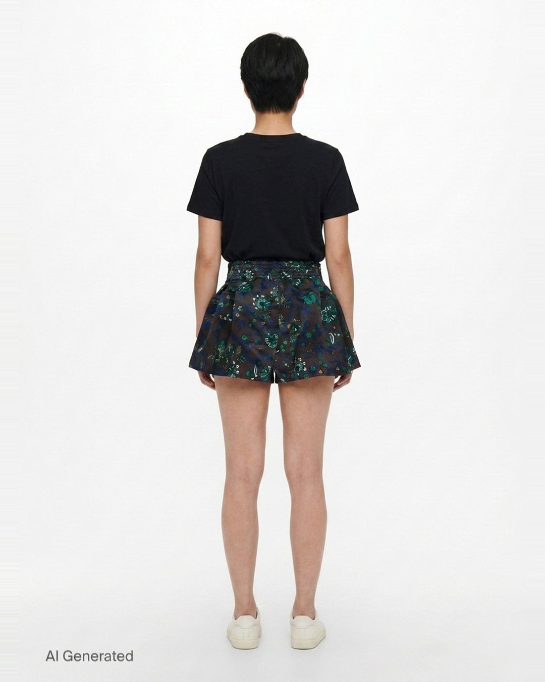 Floral Print Shorts | sacai | Club21 - back