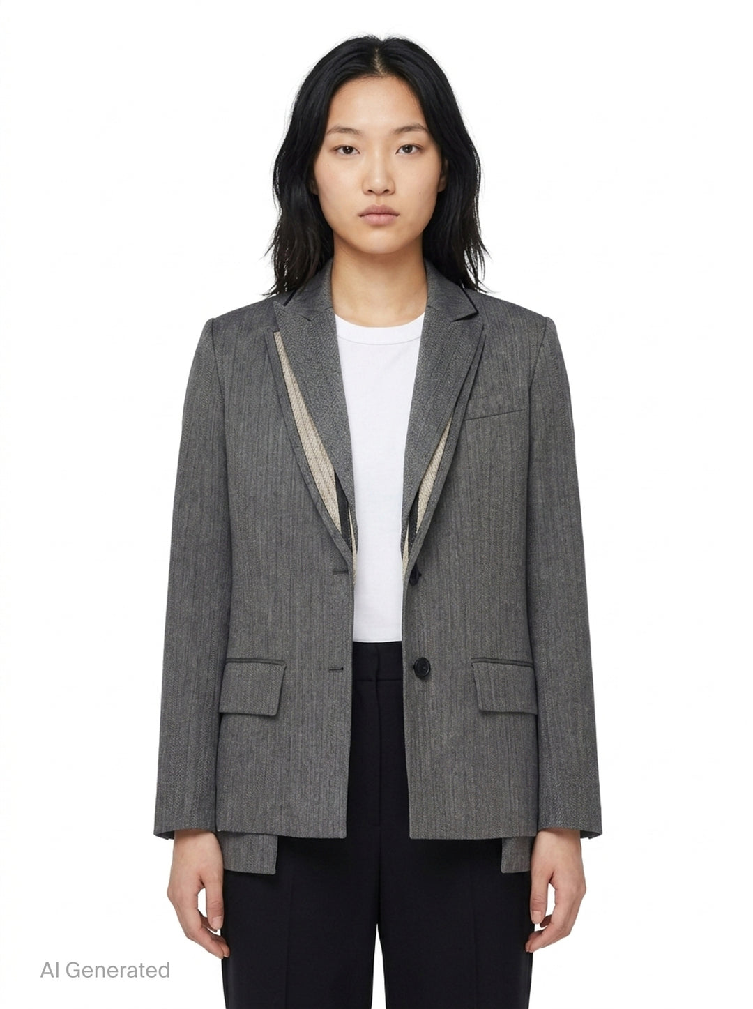 Herringbone Suiting Jacket | sacai | Club21 - front
