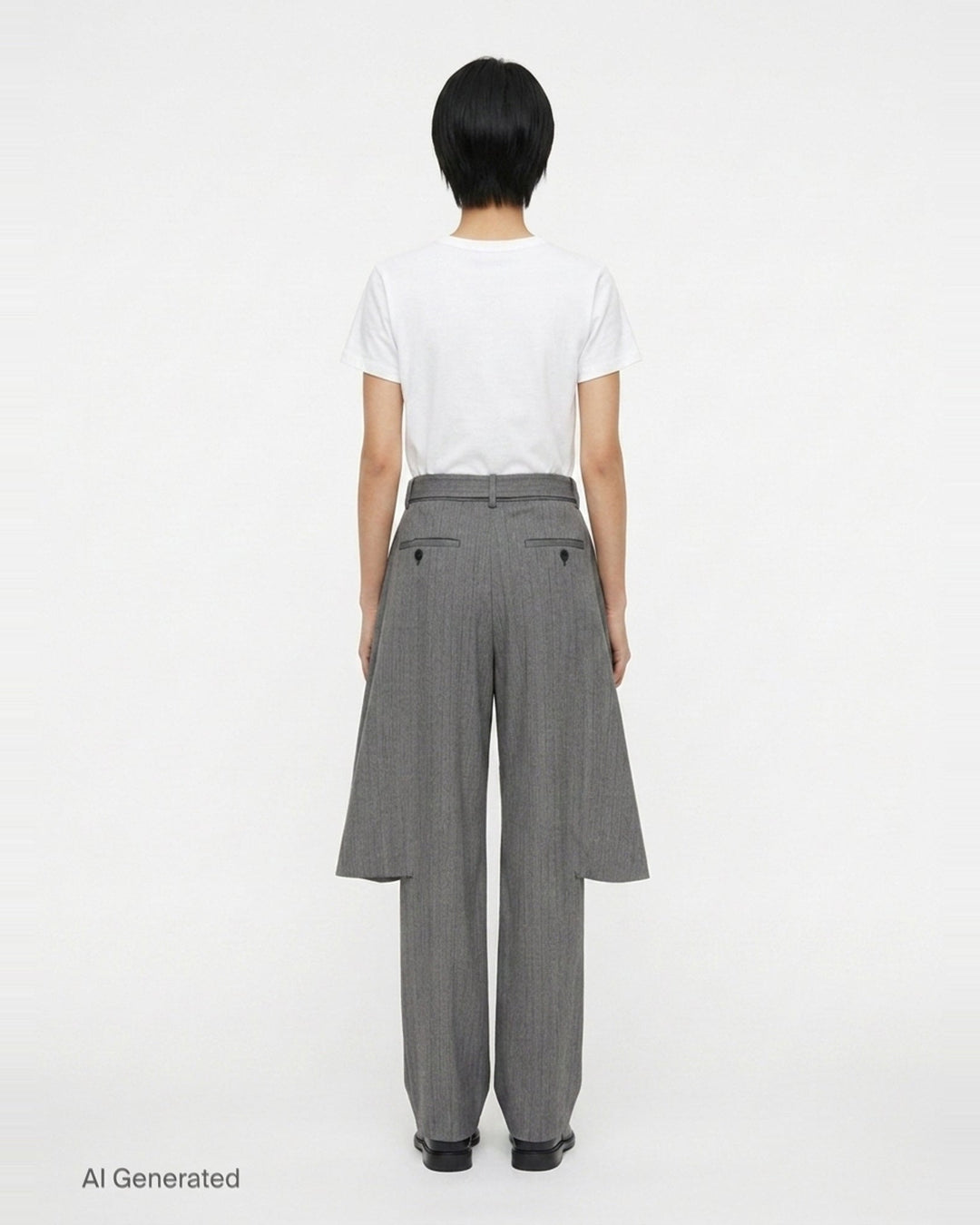 Herringbone Suiting Pants | sacai | Club21 - back