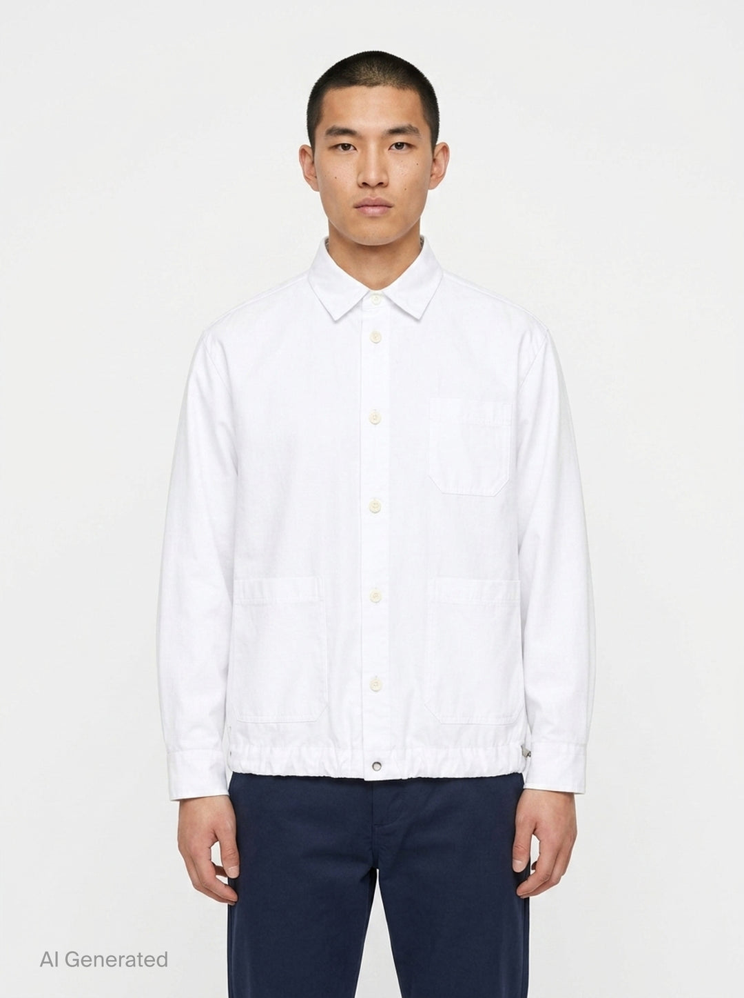 Long Sleeve Poplin Shirt | sacai | Club21 - front