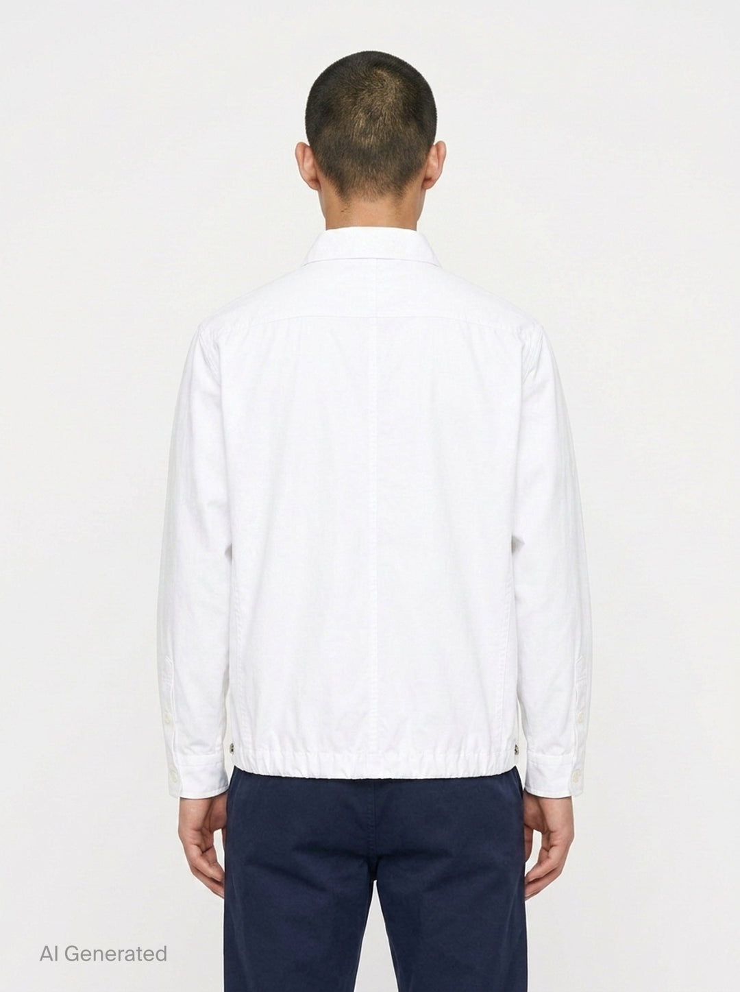 Long Sleeve Poplin Shirt | sacai | Club21 - back