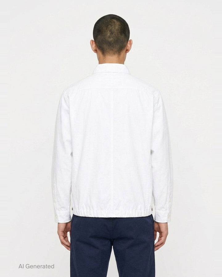 Long Sleeve Poplin Shirt | sacai | Club21 - back