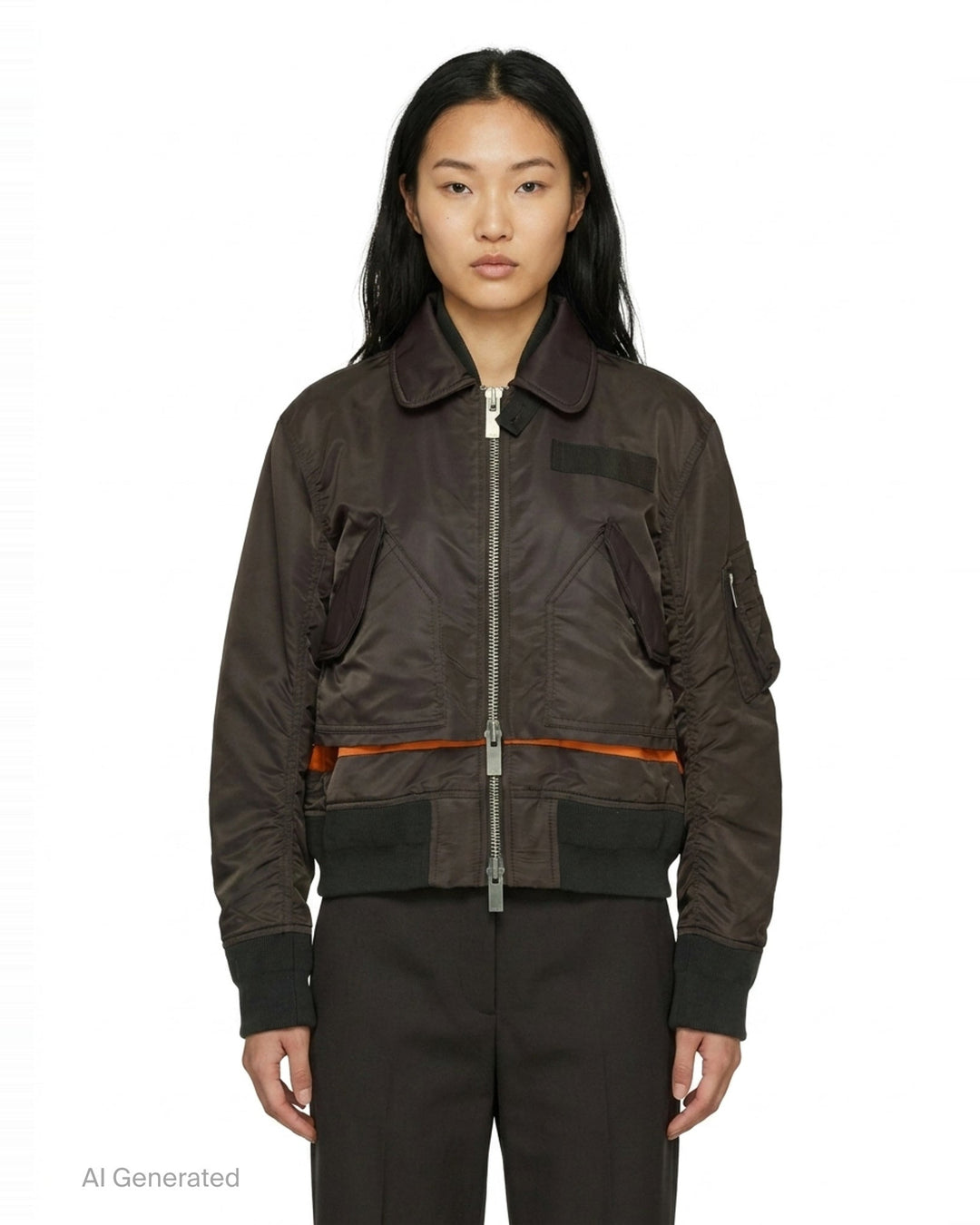 Nylon Twill Bomber Blouson | sacai | Club21 - front