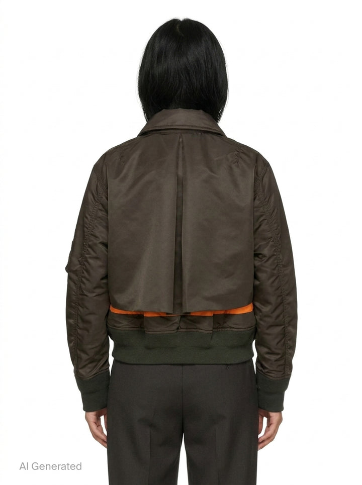 Nylon Twill Bomber Blouson | sacai | Club21 - back