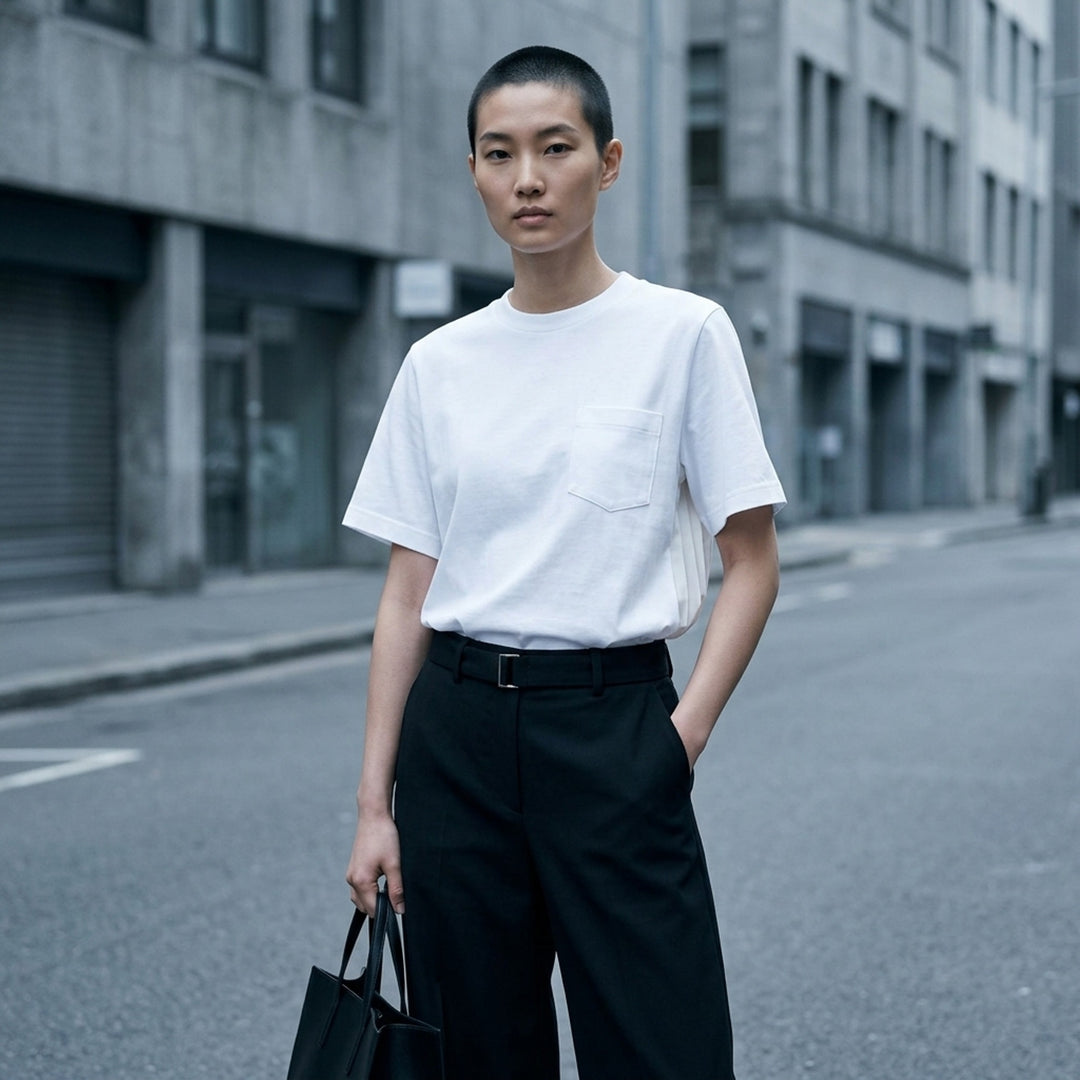 Nylon Twill Cotton Jersey T-Shirt | sacai | Club21 - lifestyle