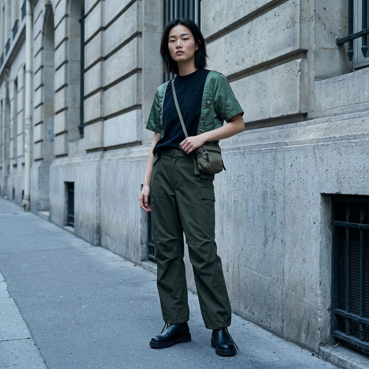 Nylon Twill Cotton Jersey Tee | sacai | Club21 - lifestyle