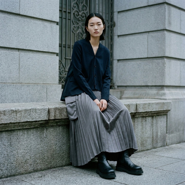 Nylon Twill Pleated Cargo Skirt | sacai | Club21 - lifestyle