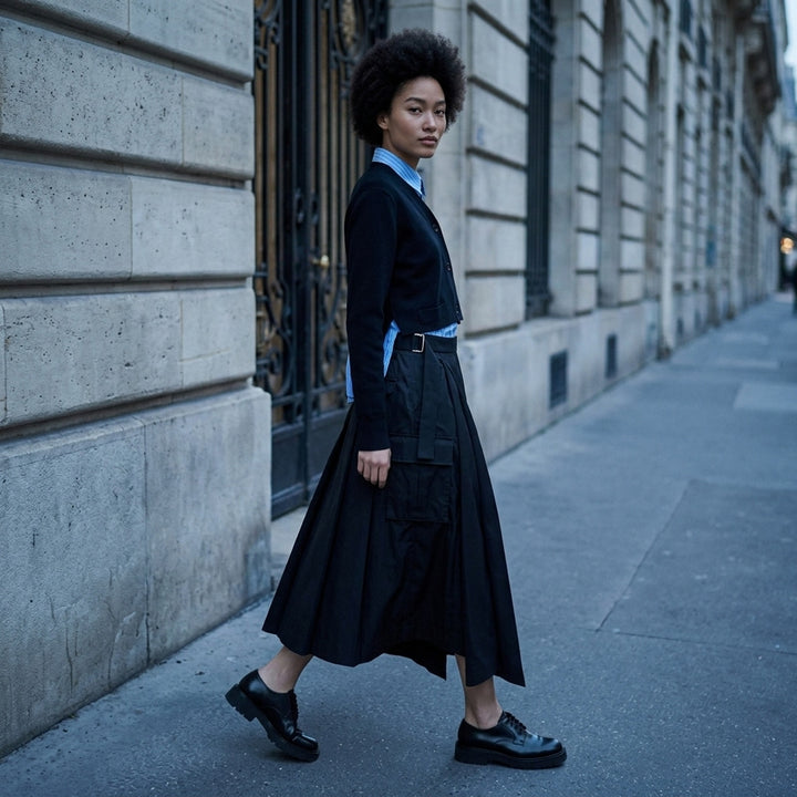 Nylon Twill Suiting Skirt | sacai | Club21 - lifestyle