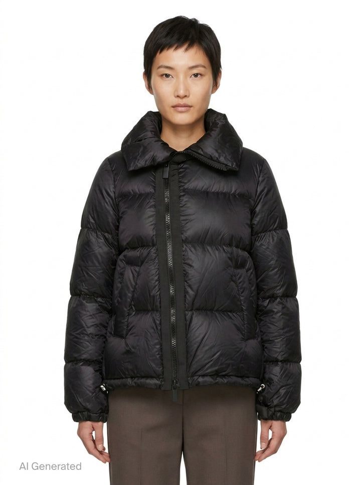 Oversized Down Puffer Jacket | sacai | Club21 - front