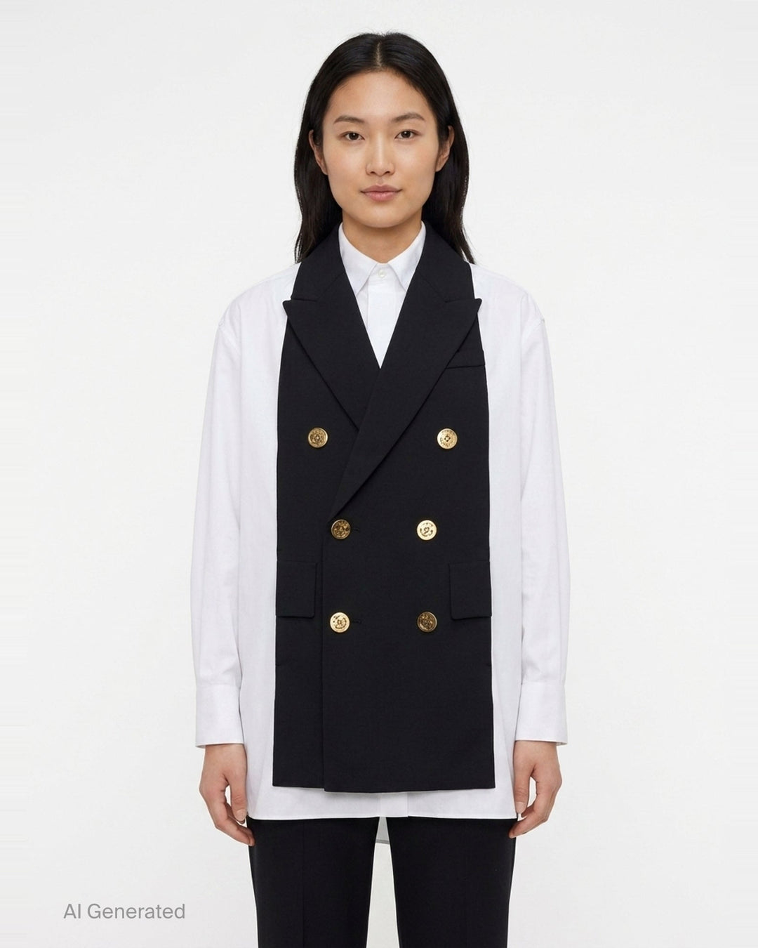 Poplin x Suiting Shirt | sacai | Club21 - front