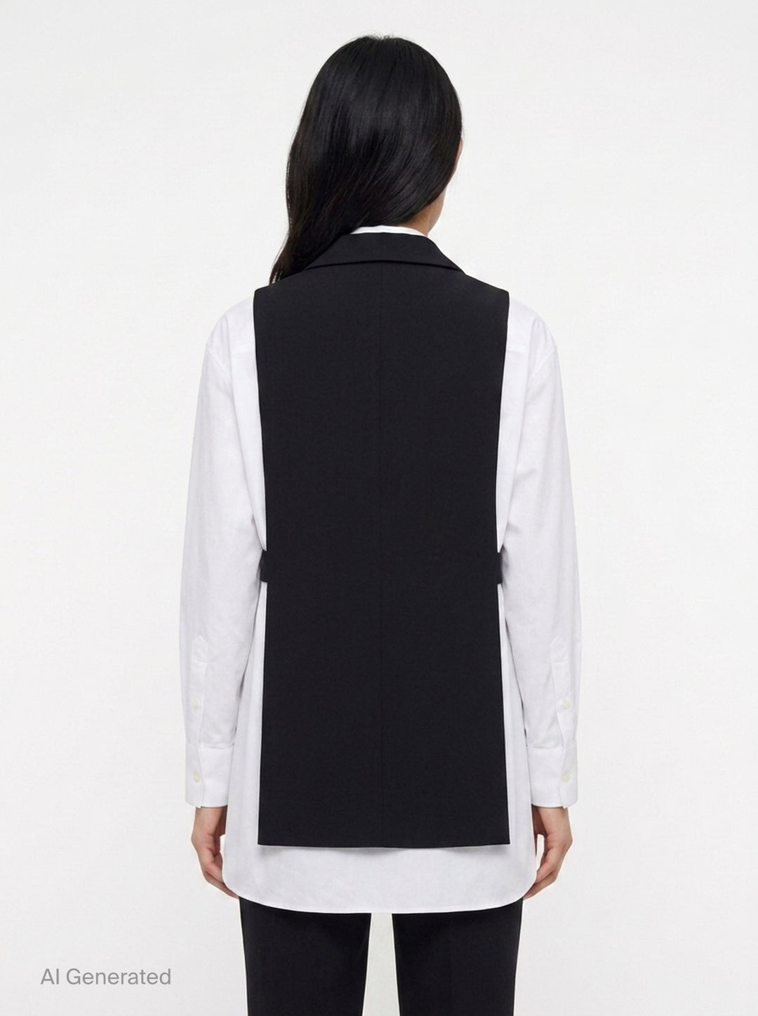 Poplin x Suiting Shirt | sacai | Club21 - back