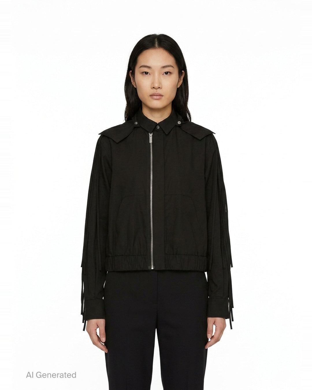 Poplin Zip-Up Jacket | sacai | Club21 - front