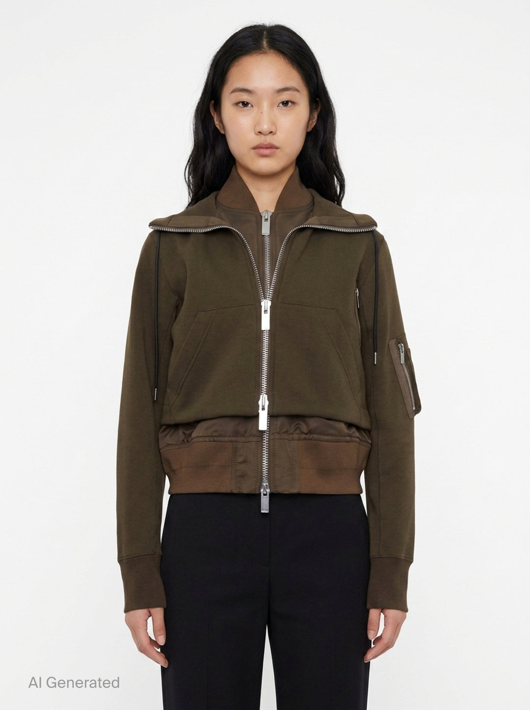 Sponge Sweat Bomber Jacket | sacai | Club21 - front