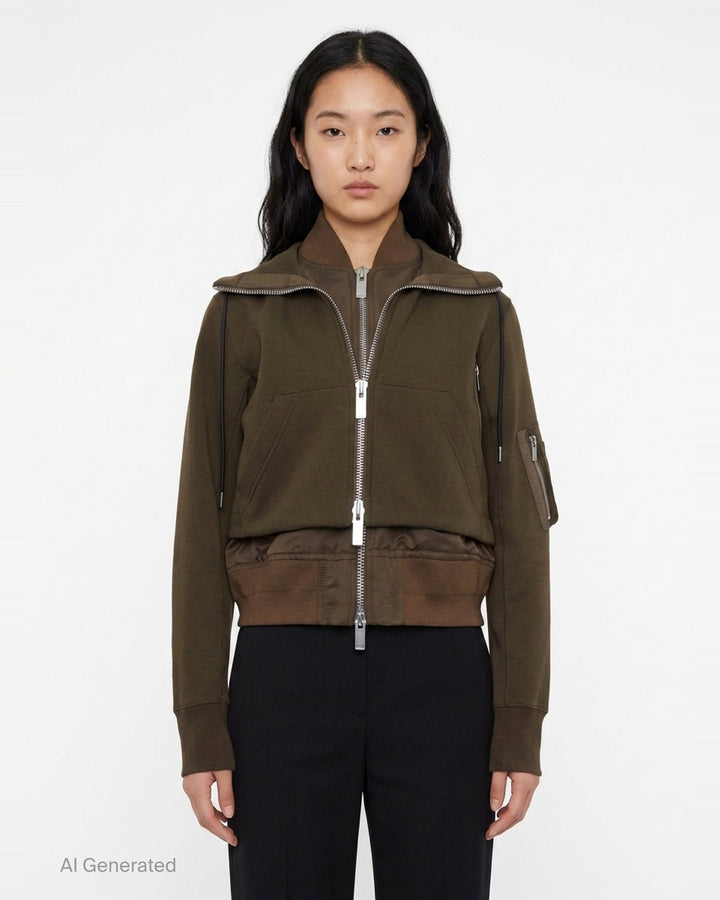 Sponge Sweat Bomber Jacket | sacai | Club21 - front