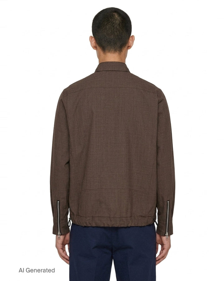 Suiting Blouson Jacket | sacai | Club21 - back