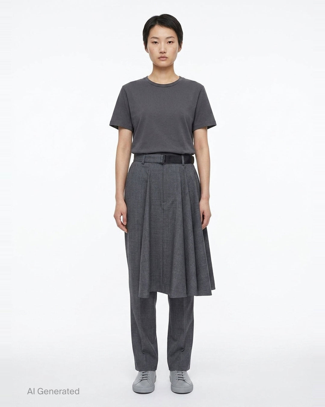 Suiting Skirt-Overlay Pants | sacai | Club21 - front