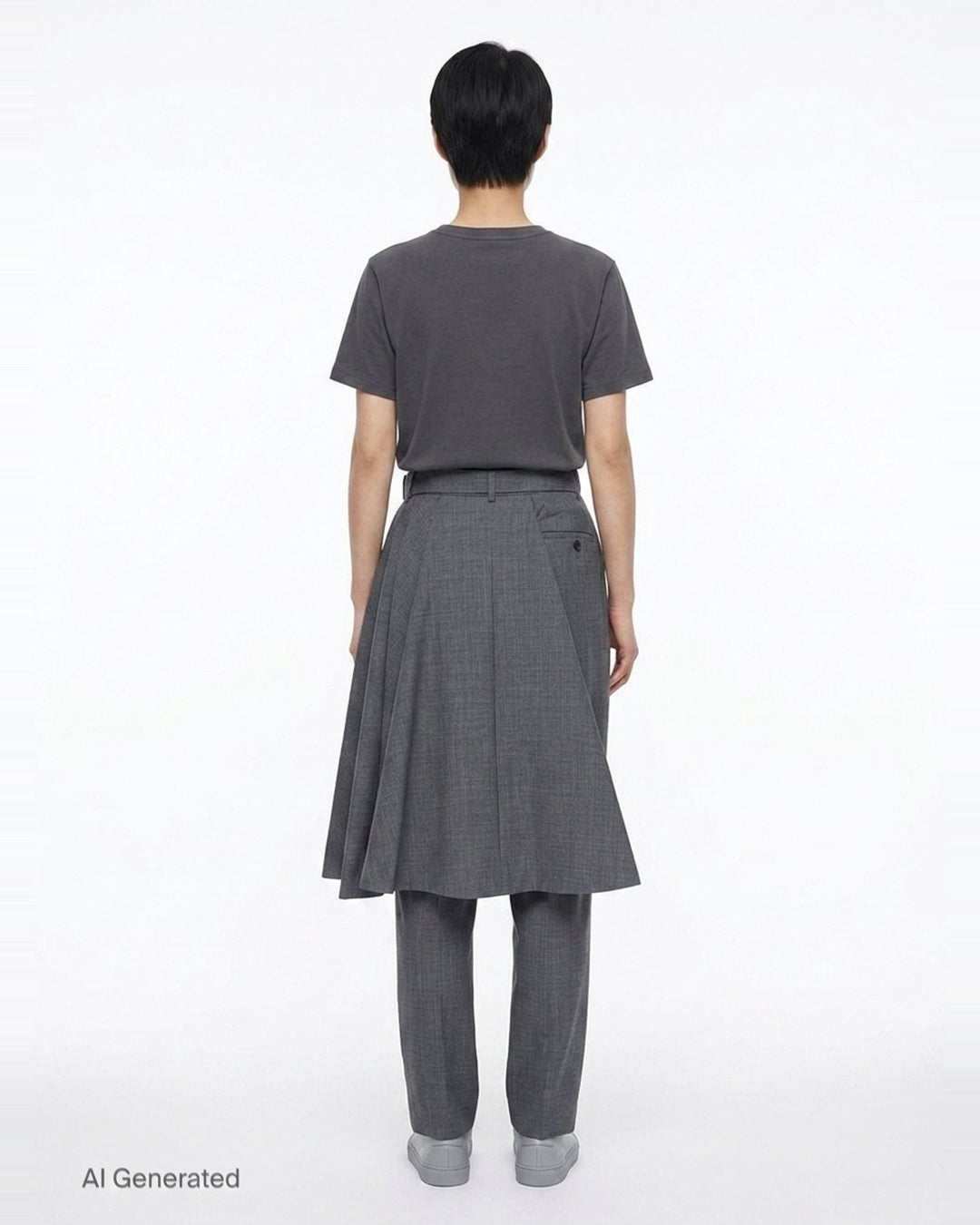 Suiting Skirt-Overlay Pants | sacai | Club21 - back