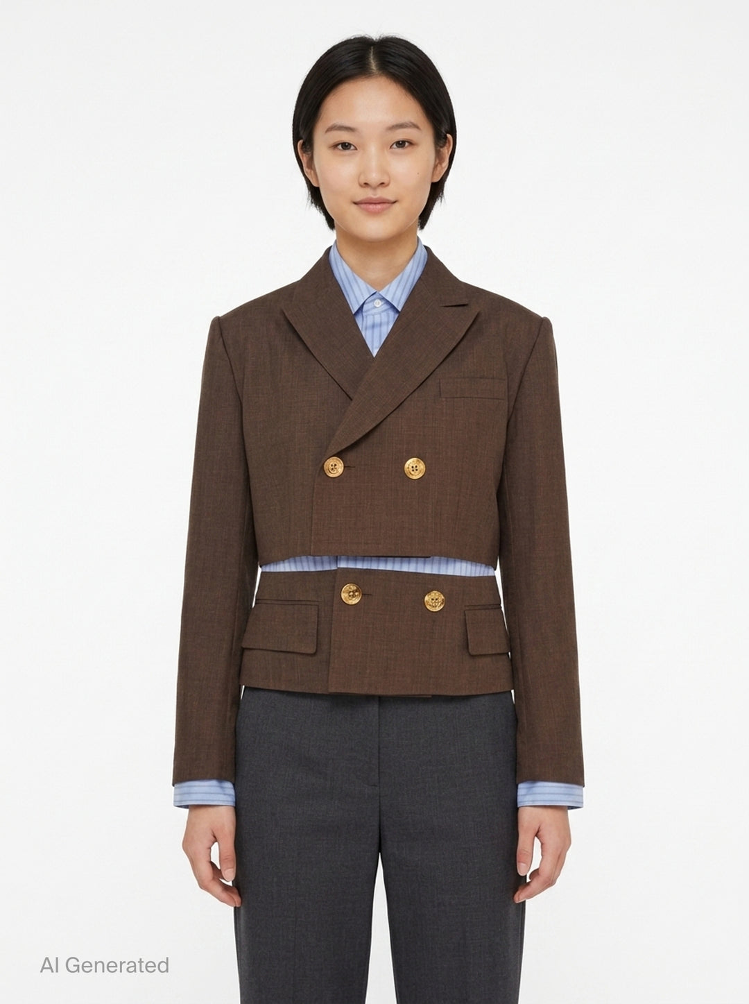 Suiting x Poplin Jacket | sacai | Club21 - front