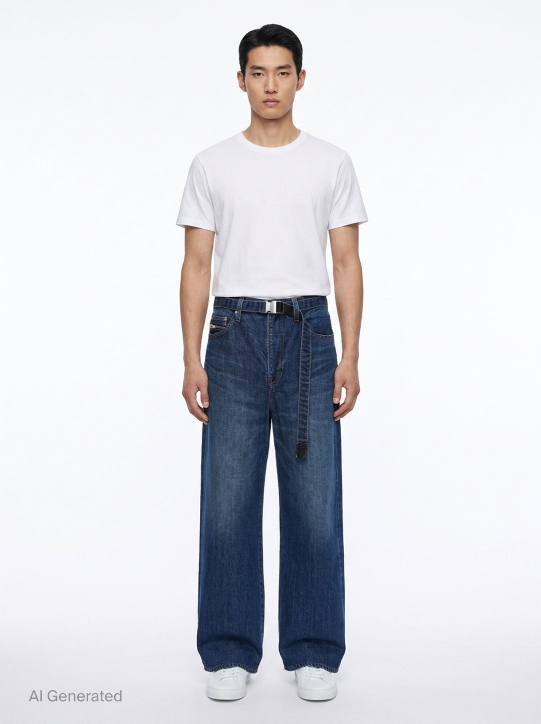 Wide Leg Denim Pants | sacai | Club21 - front