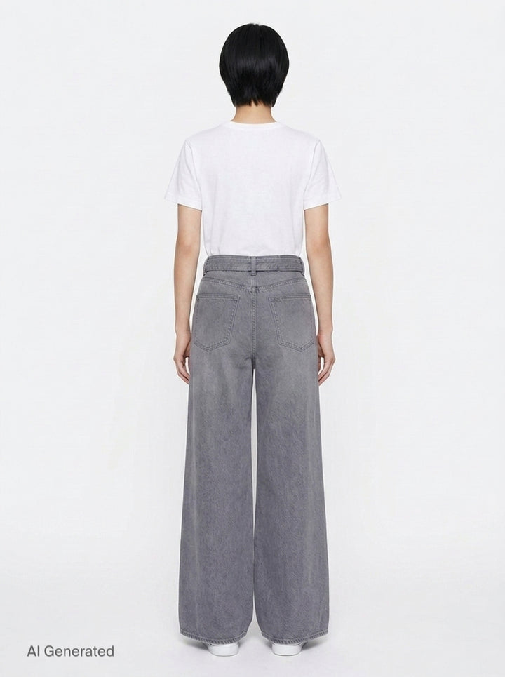 Wide Leg Denim Pants | sacai | Club21 - back
