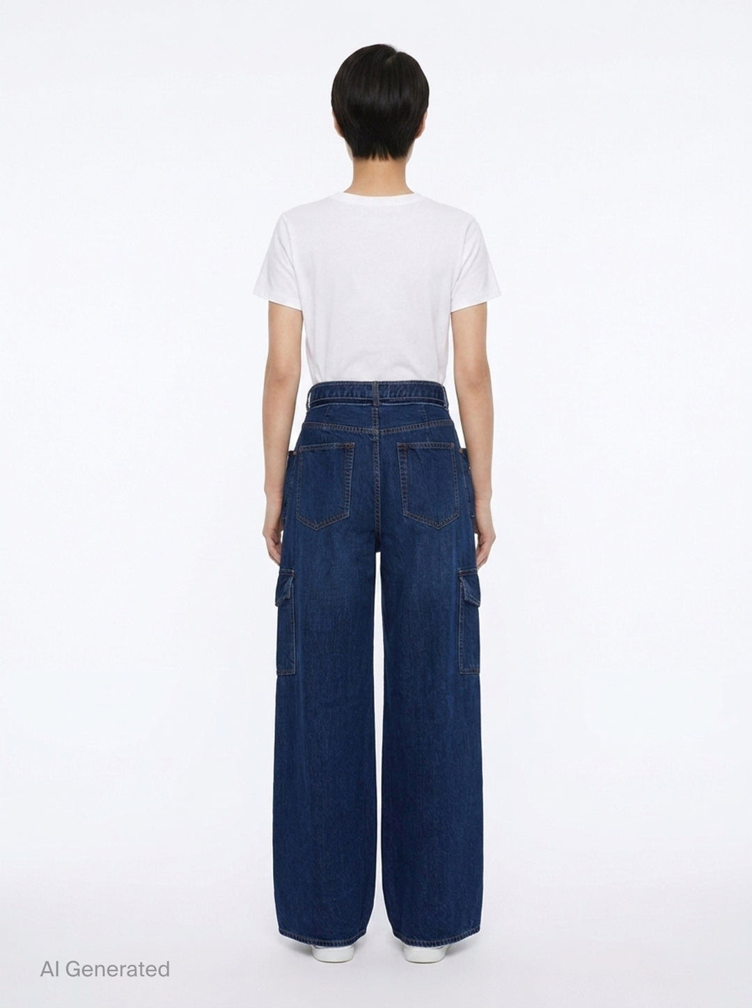 Wide Leg Denim Pants | sacai | Club21 - back